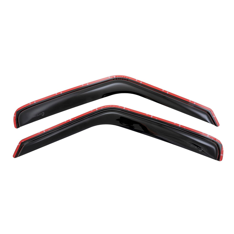 TrailFX Rainguards Window Vents Fits Ford E-150 2007-2014 Low Profile Acrylic Snap-in Installation 2-Piece Smoke in-Channel TrailFX 2141IC
