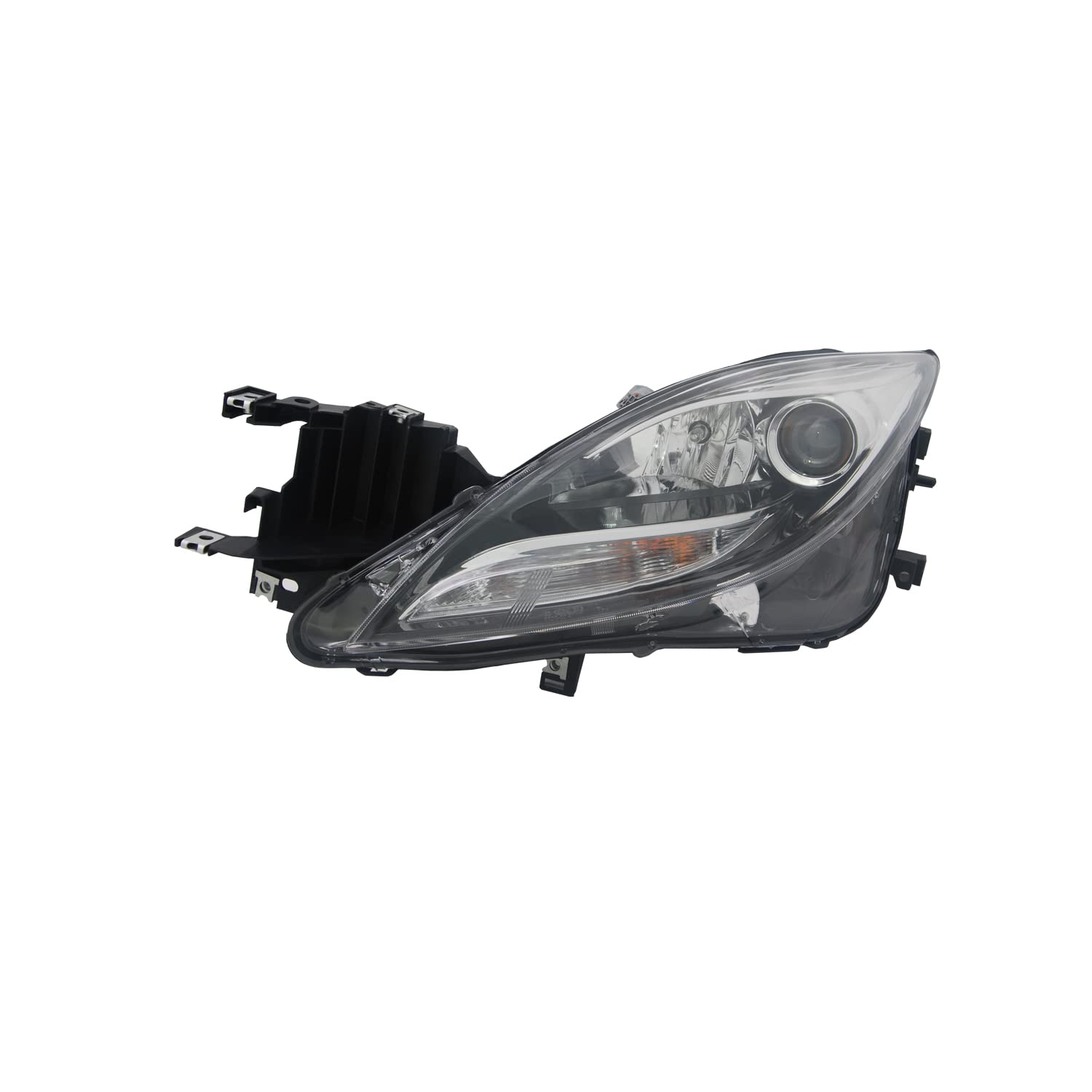 Left TYC Headlight Assembly Compatible with 2011-2013 Mazda Mazda6