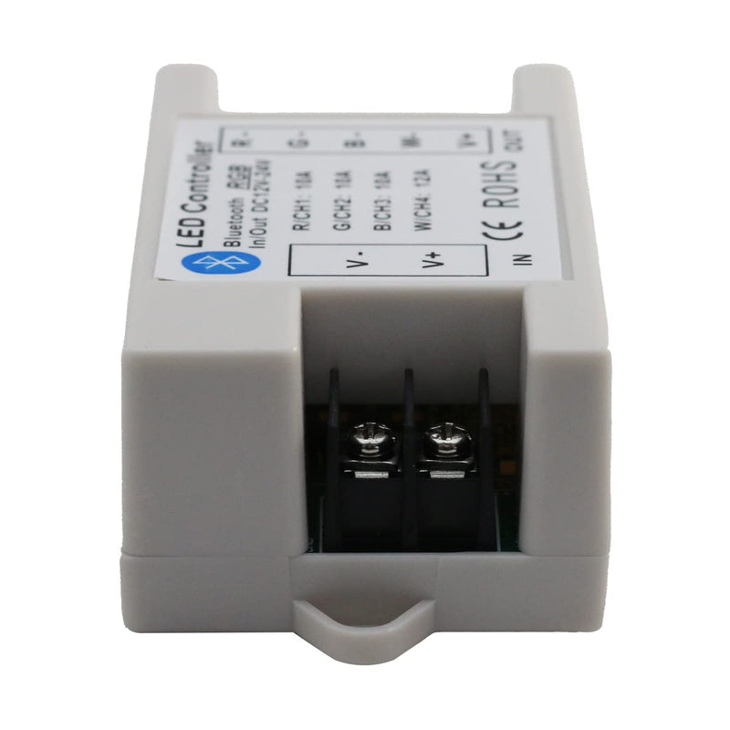 Interior Accent Light Race Sport Lighting Fit 12-Volt Controller Bluetooth RGB Multi-Color Controller 5-24V 30-Amps Remote or App Control RSBHT02