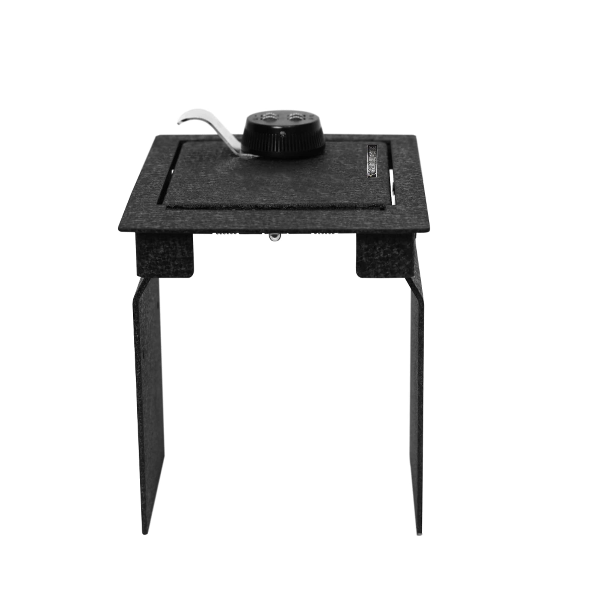 Center Console Safe Black Horse, Black Gun Box Organizer with 4 Digit Combination Resettable Lock