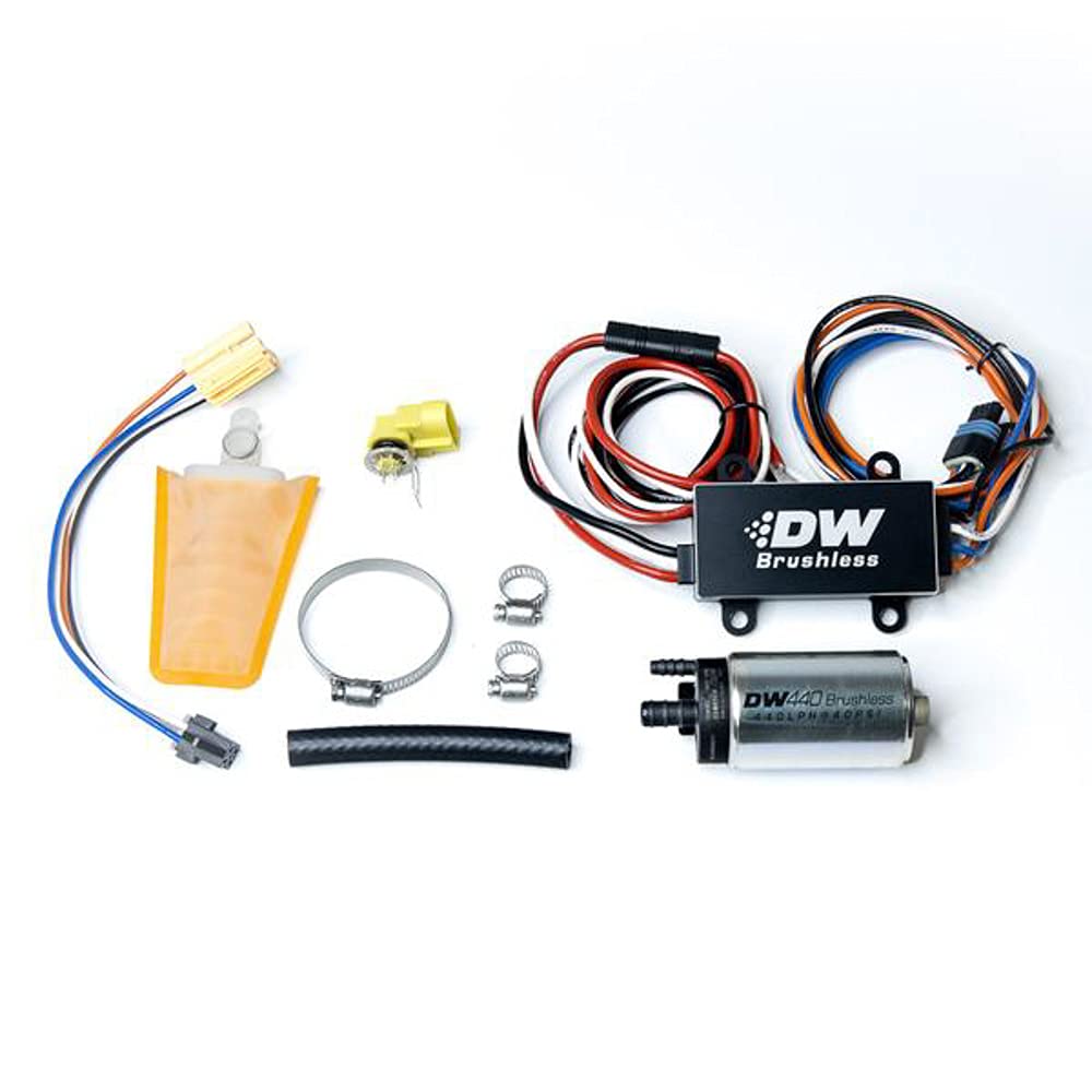 440lph Deatschwerks in-tank brushless fuel pump w/ 9-0903 install kit (9-441-C102-0903)