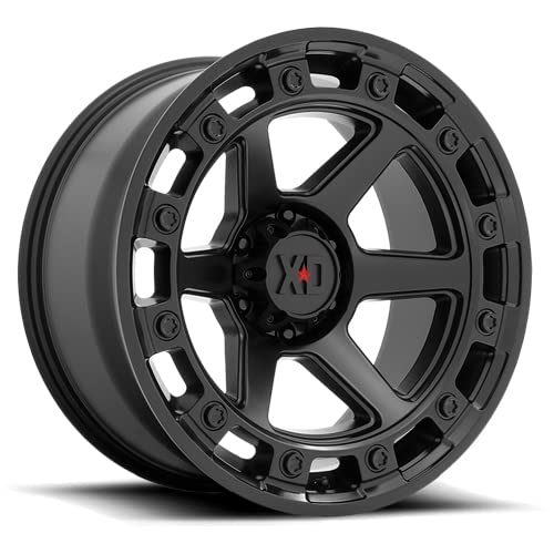 XD Wheels Xd862 Satin Black Wheel with Alloy Steel (17 x 9. inches /6 x 106 mm, 0 mm Offset) Raid