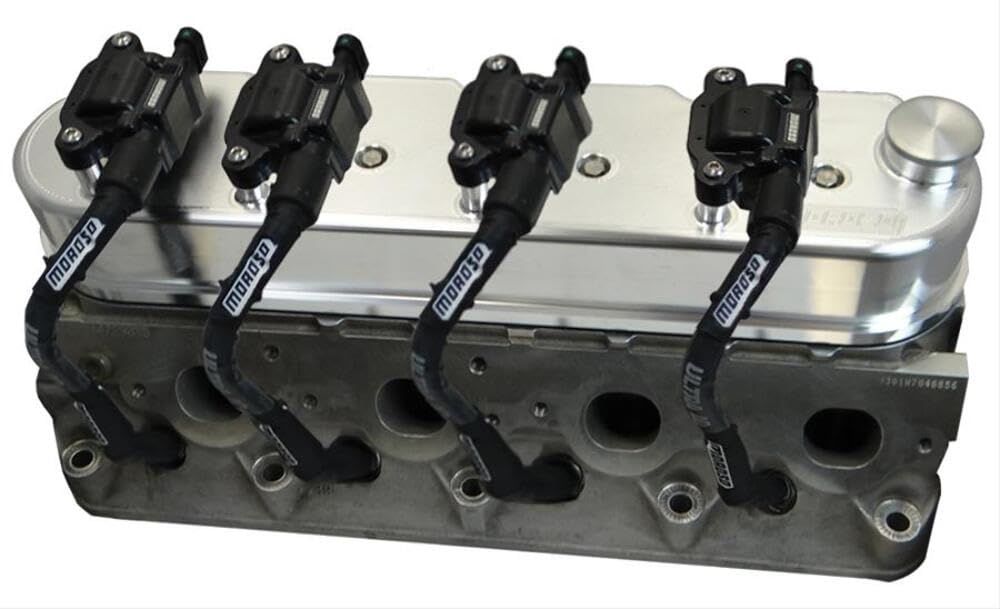 Ultra 40 Moroso Black Sleeved Spark Plug Wire Set, Fits GM LS 4.8/5.3/5.7/6.0/6.2/7.0 when using Moroso Billet Valve Covers and High Mount Coil Brackets, 72397/72398