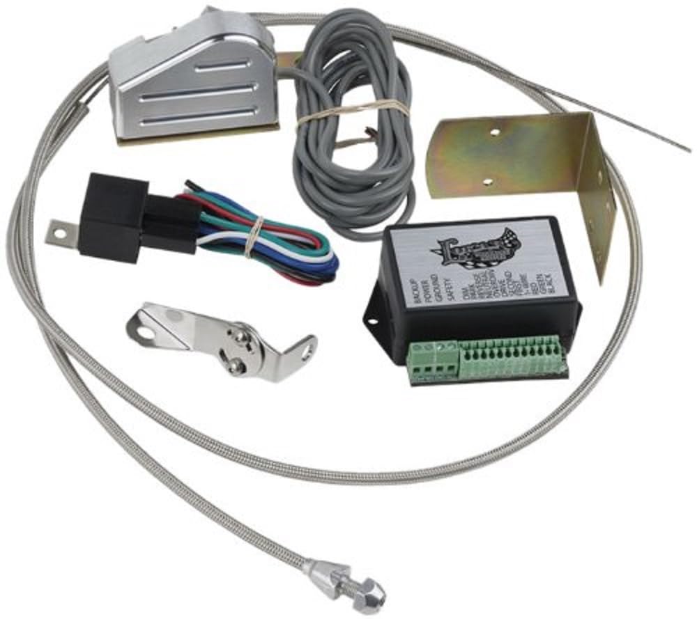 Lokar Horizontal Round CINB-1757 Cable Operated LED Boot Indicator with Boot Kit for 4L60E/4L8 Transmission
