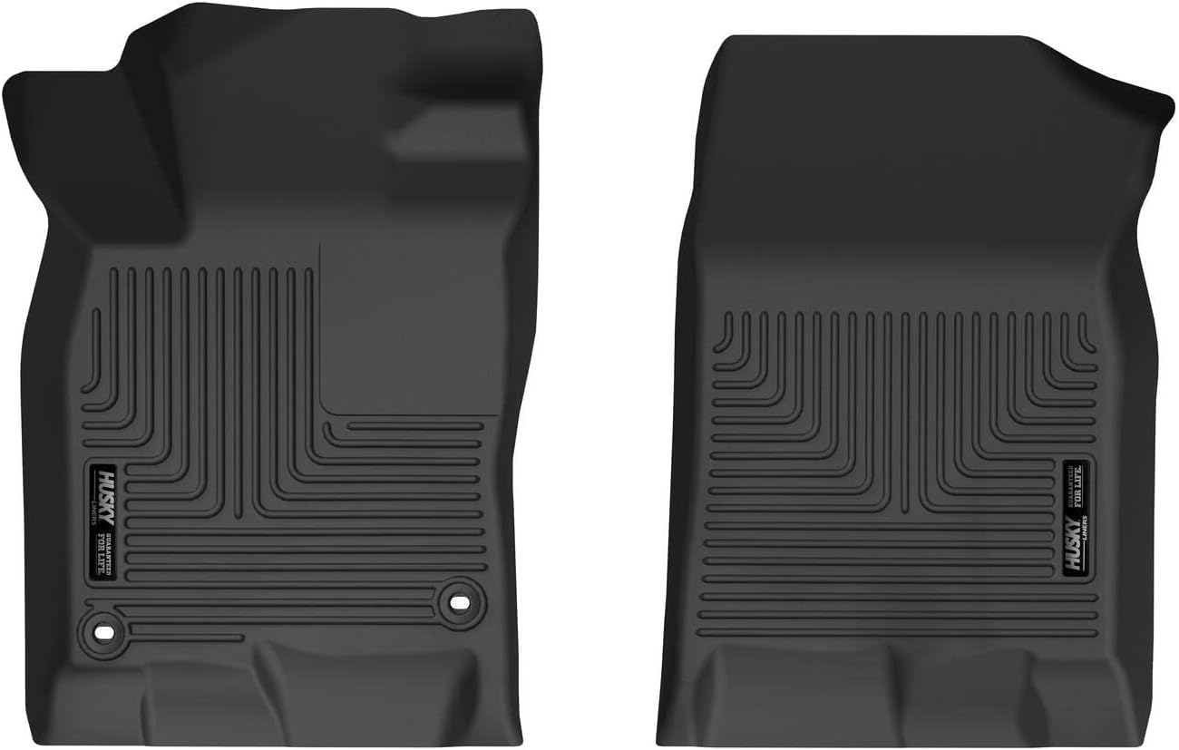 Husky Liners Floor Mats X-act Contour | Fits 2022-2025 Honda Civic Hatchback/Sedan; 2023-2025 Acura Integra Hatchback | Front Row, 2-pc Black - 53071