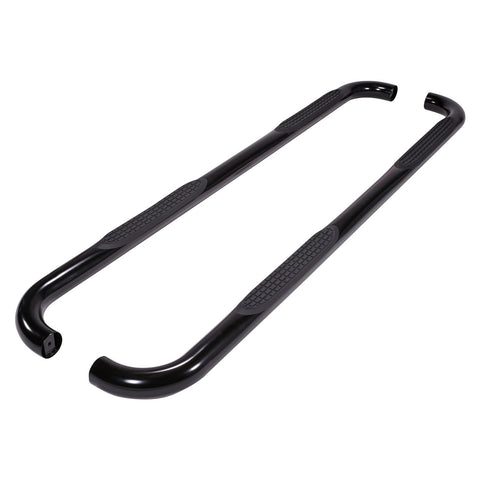 TrailFX Side Steps Nerf Bar Fits Ford F-150 SuperCrew 2015-2026 Black Powder Coated Steel with Step Pads 3-Inch Round Bent 90 Degree Rocker Panel Mount Running Boards Set of 2 TrailFX A0052B