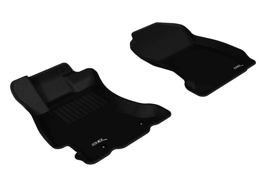 3D MAXpider Kagu Custom Fit Floor Mat (Black) Compatible with Subaru Forester 2014-2018 - R1