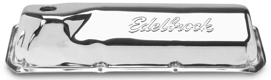 Signature Series Edelbrock Chrome Valve Covers - Set of 2
