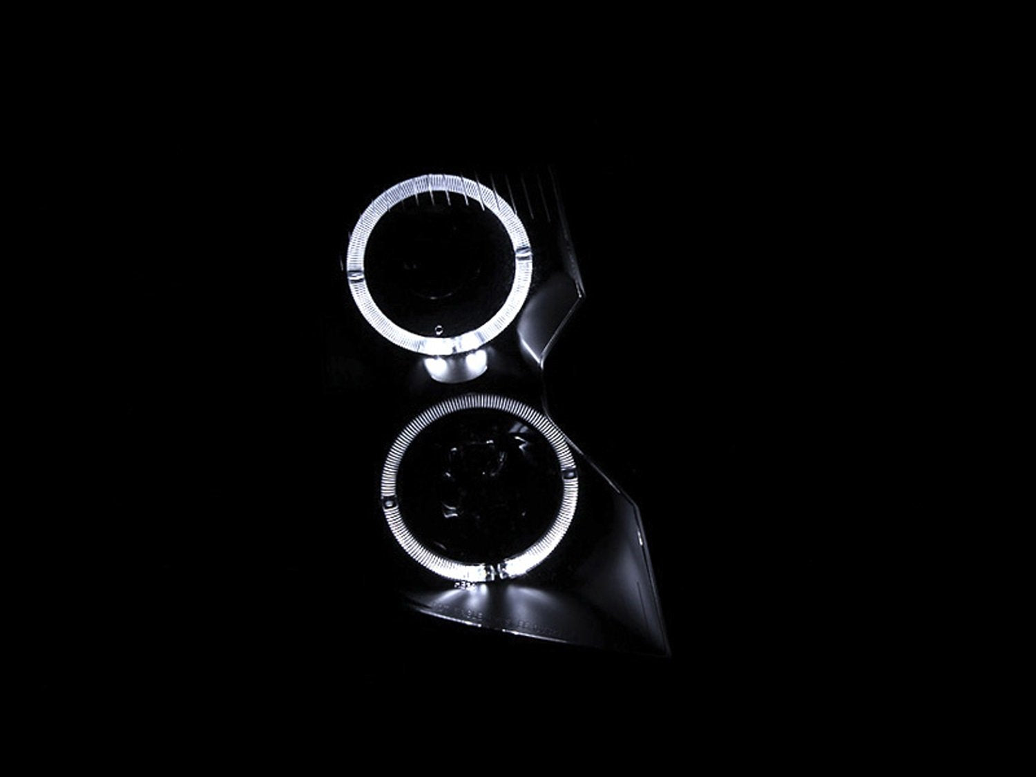 Cadillac CTS Anzo USA 121415 Black Halo Projector Headlight with Clear Lens