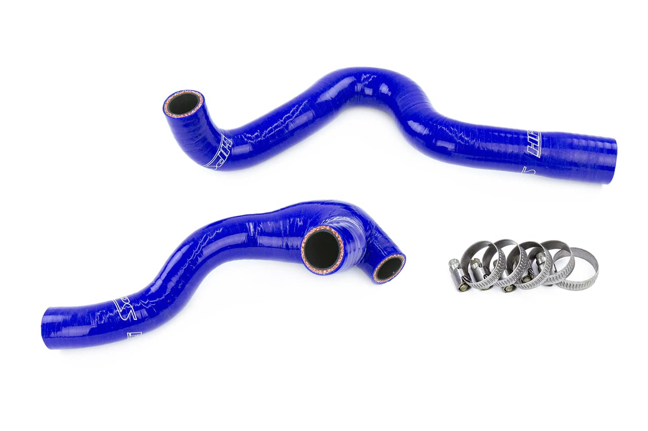 HPS Performance Silicone Blue Breather Hose Kit Compatible for 2003-2006 Volkswagen Golf MK4 2004-2005 Jetta 2003-2006 Audi TT 1.8T Turbo Late AWP Engine, 57-1934-BLUE