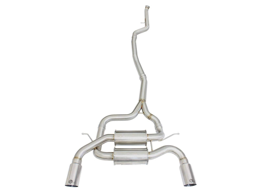 MACH Force-Xp aFe Power 2.5" 304 Stainless Steel Cat-Back Exhaust System with Polished Tips