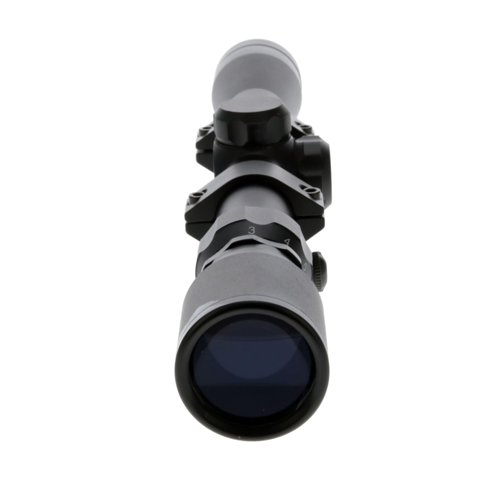 BUCKLINE TRUGLO Tactical Hunting Shooting Durable Waterproof Fogproof 1" Aluminum Tube Riflescope with Weaver-Style Mount Rings & Elastic Lens Covers Included, 3-9 x 32mm, BDC Dot Reticle