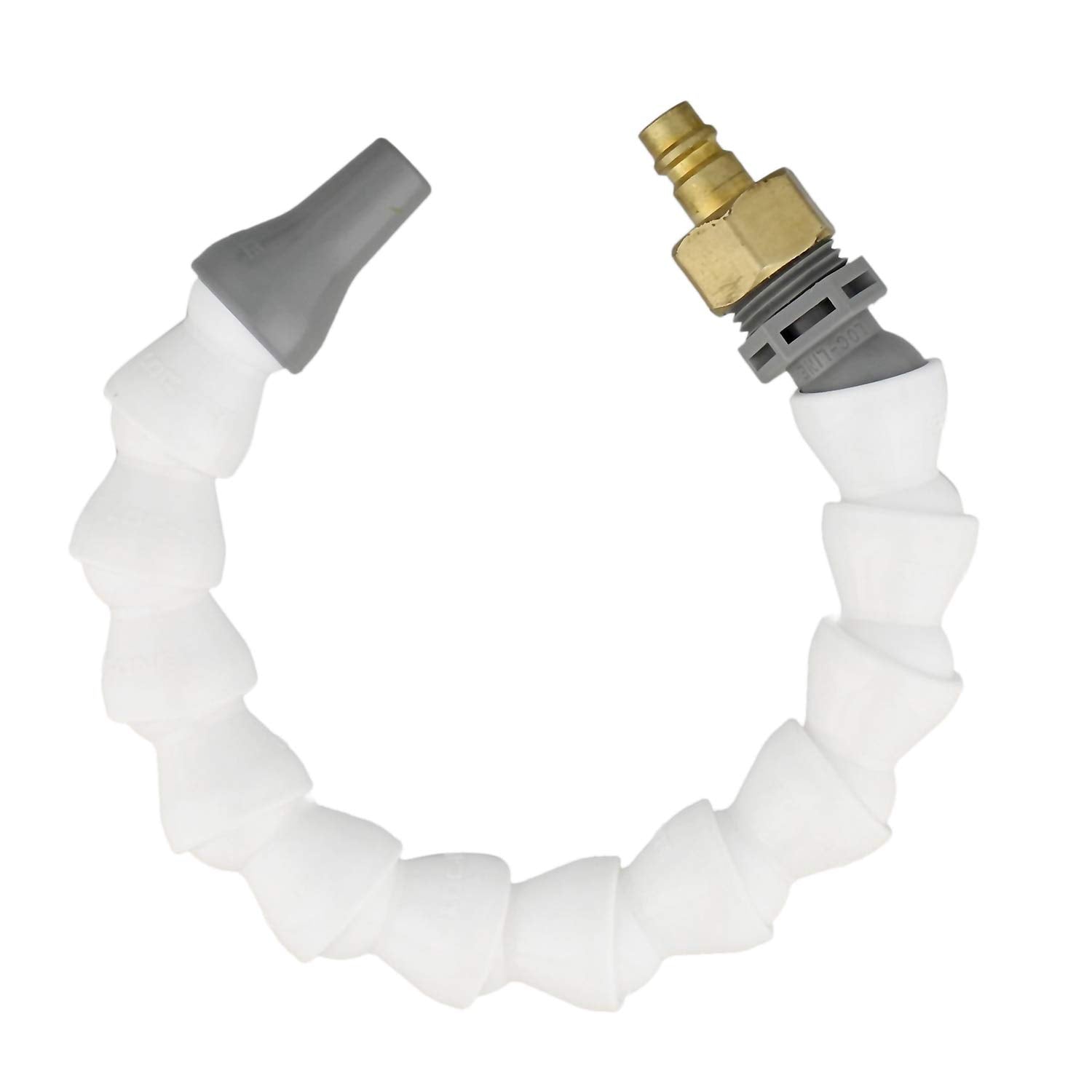 CRD-QDFLX-WHT Empire Faucets 4" Quick Disconnect Valve with Metal Quick Connecter - White