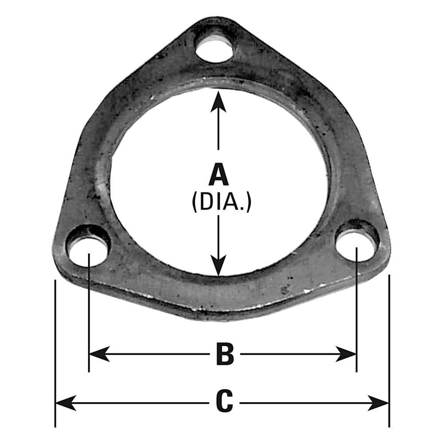 AP Exhaust 3 Bolt AP9180 Universal Exhaust Flange (3-1/16" ID)