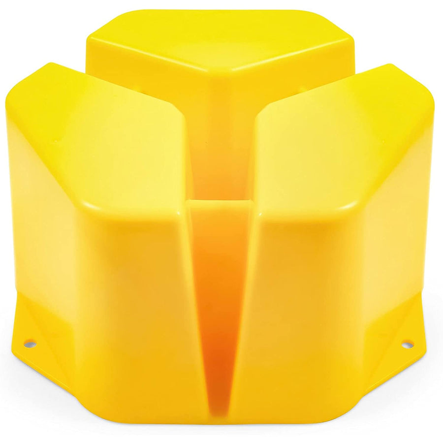 Yellow Camco Stabilizer Jack Support - A Sturdy, Durable Surface for Stabilizer Jacks | Offers 7" of Lift| Constructed with Durable UV Resistant Material - (44424)