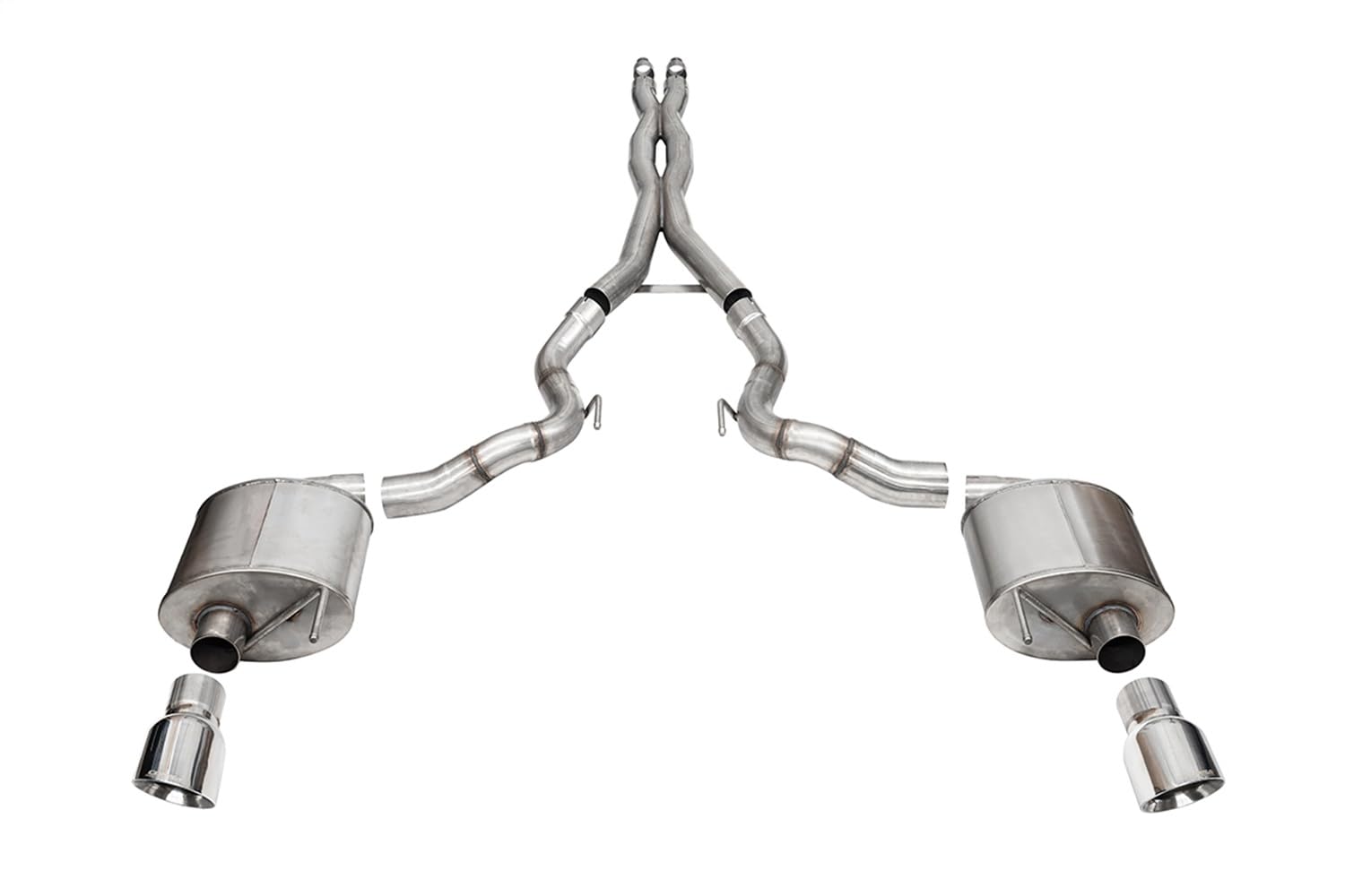 Cat-Back Exhaust 2024 Mustang GT Convertible: Xtreme & Sport / 3.0 in, 4.5 in Tips (21270, 21274) by CORSA PERFORMANCE