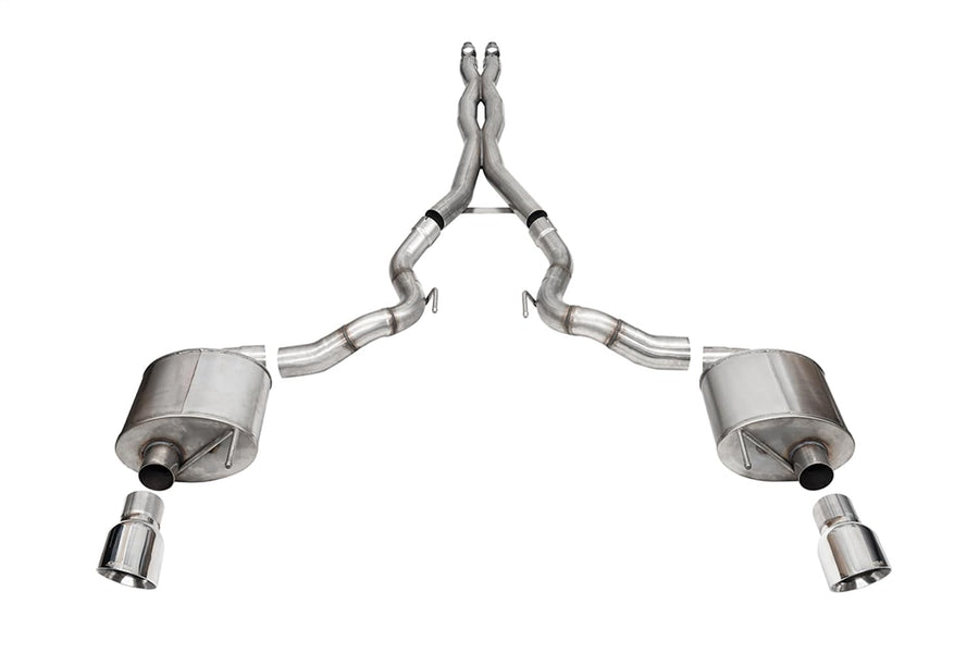 Cat-Back Exhaust 2024 Mustang GT Convertible: Xtreme & Sport / 3.0 in, 4.5 in Tips (21270, 21274) by CORSA PERFORMANCE