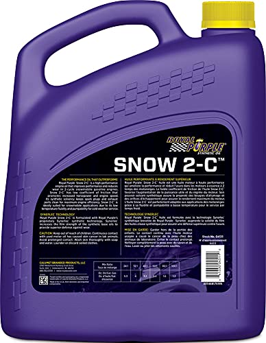 Snow 2-C Royal Purple High Performance Synthetic 2-Cycle Snowmobile Oil - 1 Gallon