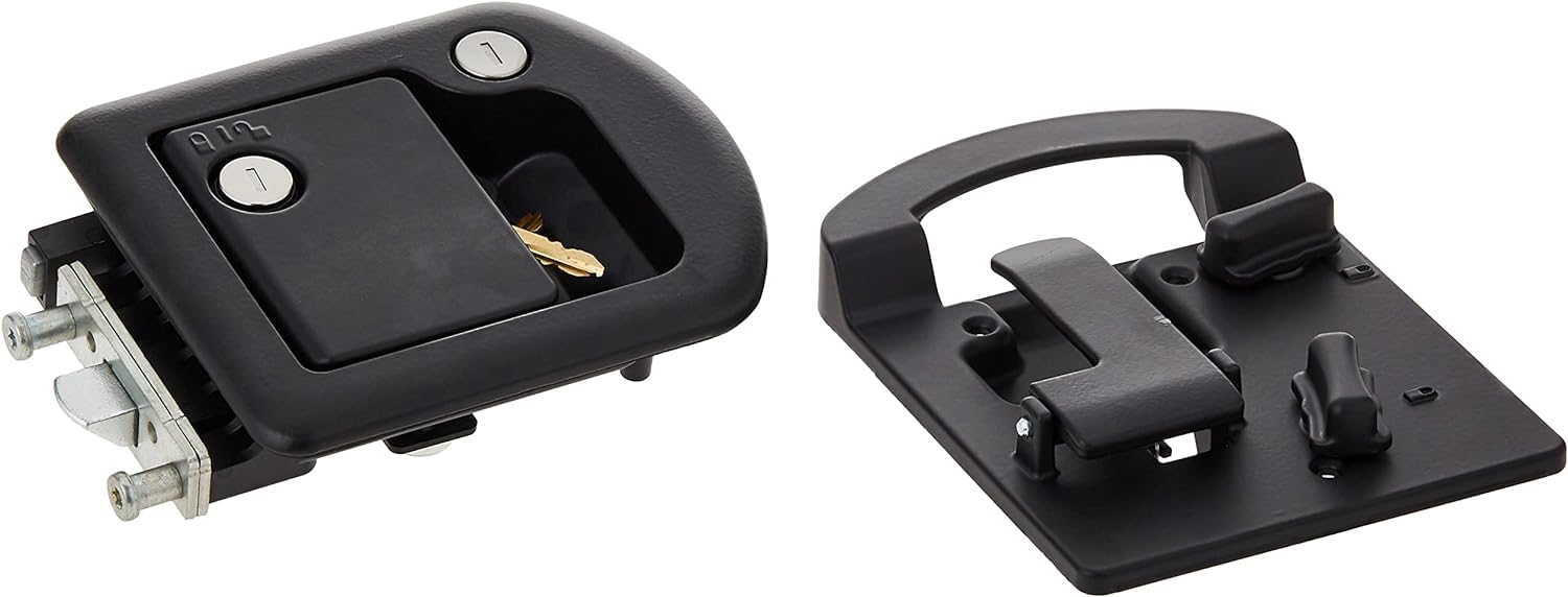TriMark T507 RV Designer Motorhome Entrance Door Lock with Deadbolt - Fit for 1.38-1.58” RV Motorhome Doors - Right/Left-Hand Use - FMVSS 206 Compliant
