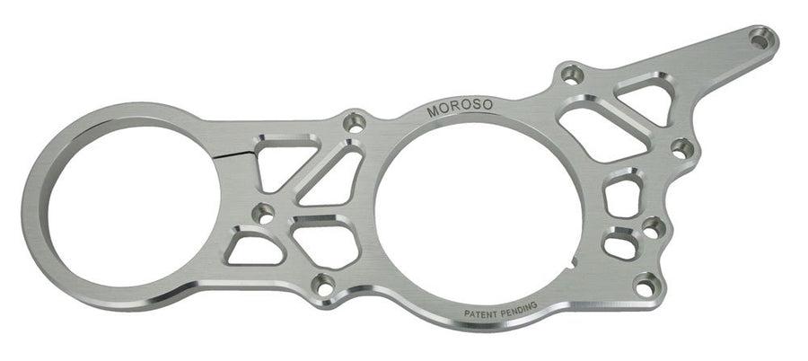 Moroso Alternator/Vacuum Pump 63821 Mounting Bracket, Fits Small Block Ford 289-351W, Use w/Meziere Pump
