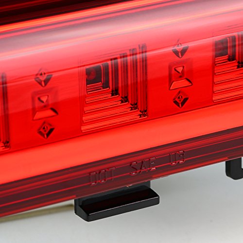 Chevy Tahoe Suburban GMC Yukon XL Spec-D Tuning LT-DEN00RBRLED-CY Red LED Rear Tail 3rd Brake Stop Light