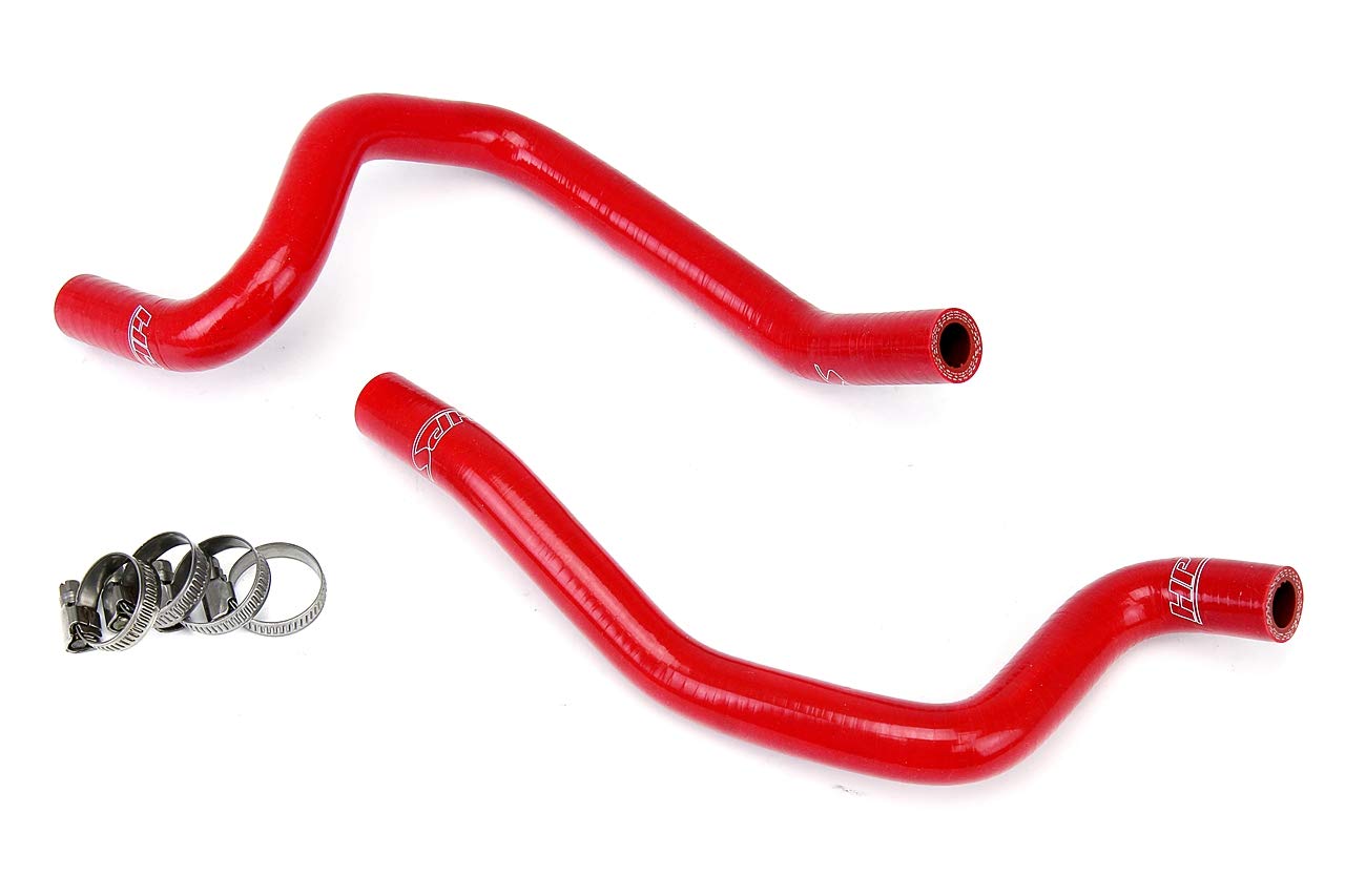 3-ply HPS Red Reinforced Silicone Heater Coolant Hose Kit 57-1802-RED