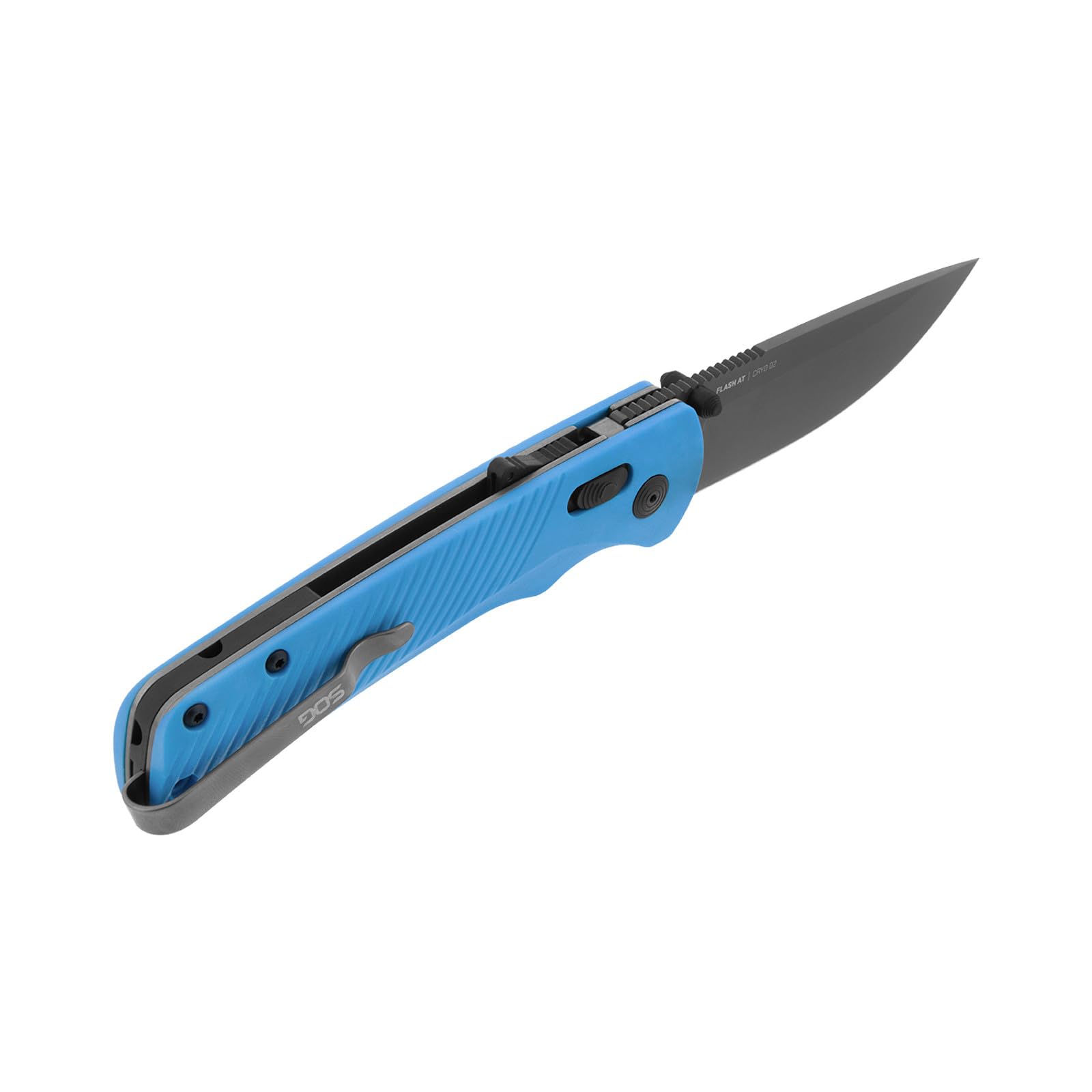 Cyan EDC Knife SOG Flash at MK3 Civic, BLUE