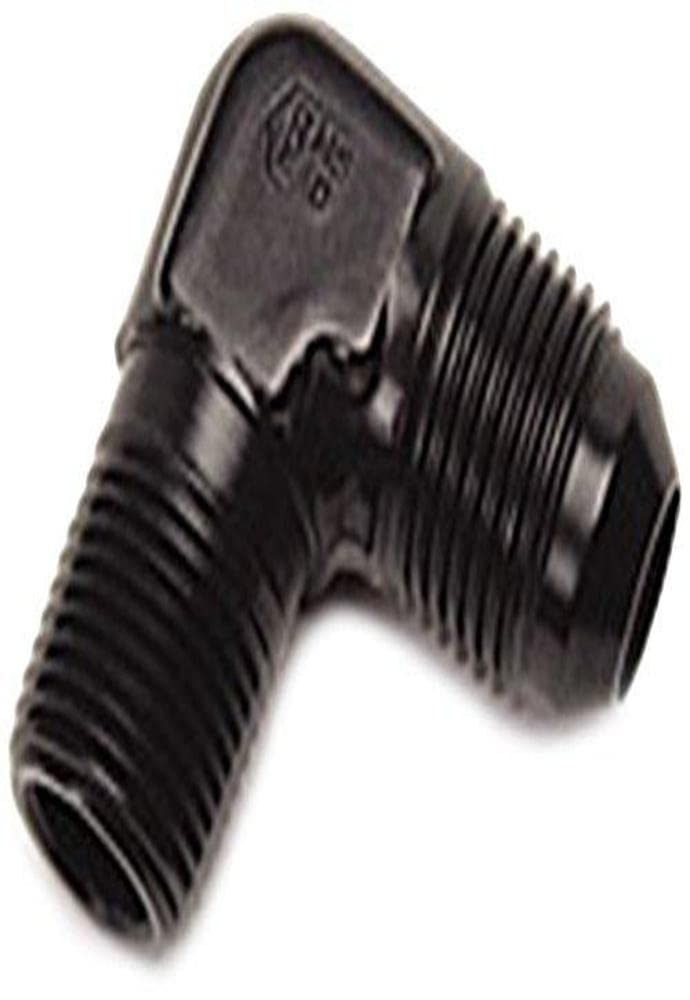 Edelbrock 660823 Black ProClassic 90 Degree Adapter Fitting Russell