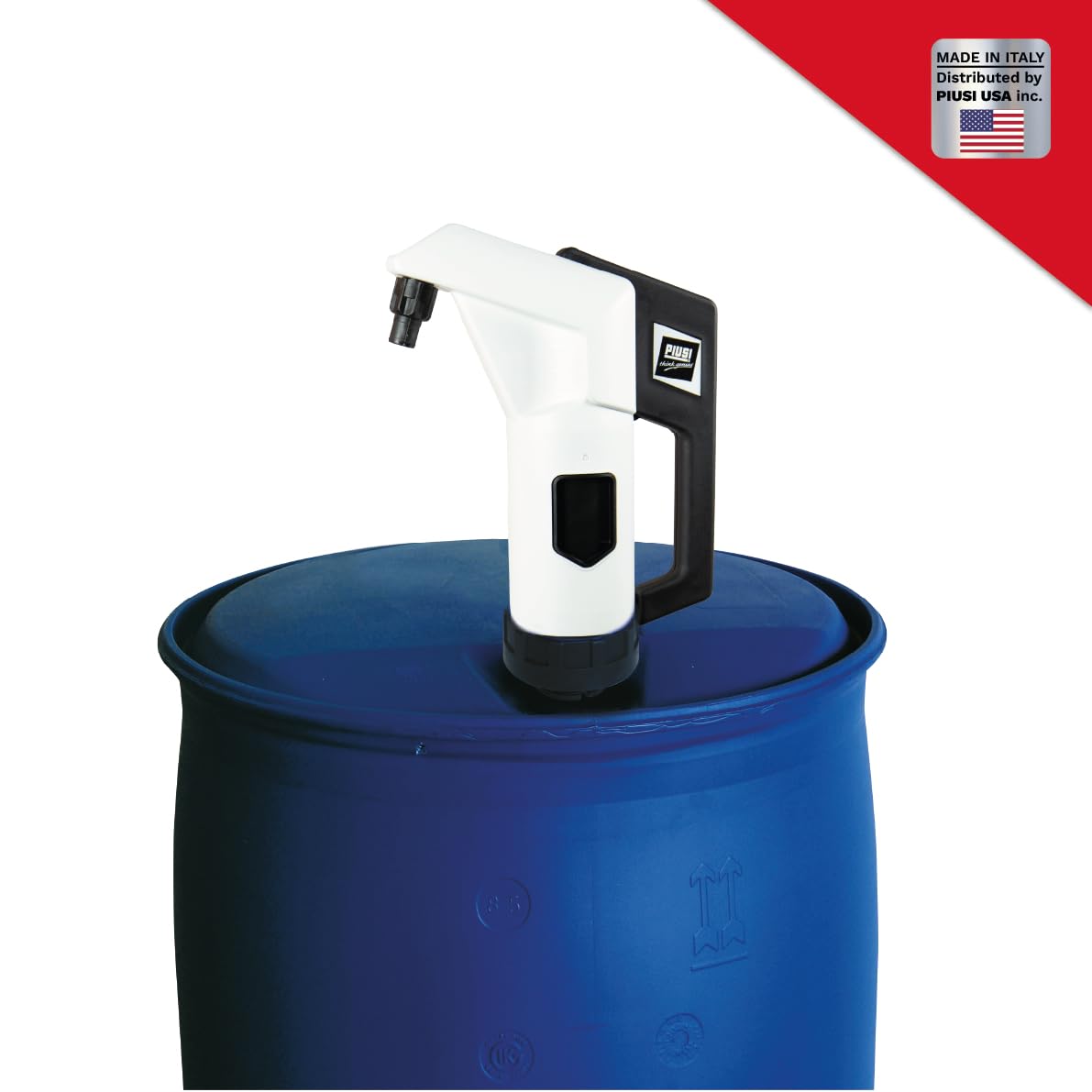 Piusi DEF Piston Hand Pump Suzzarablue Drum Dispensing Pump with Suction Adapter Technopolymer Construction ISO 22241 Compliant for Diesel Exhaust Fluid