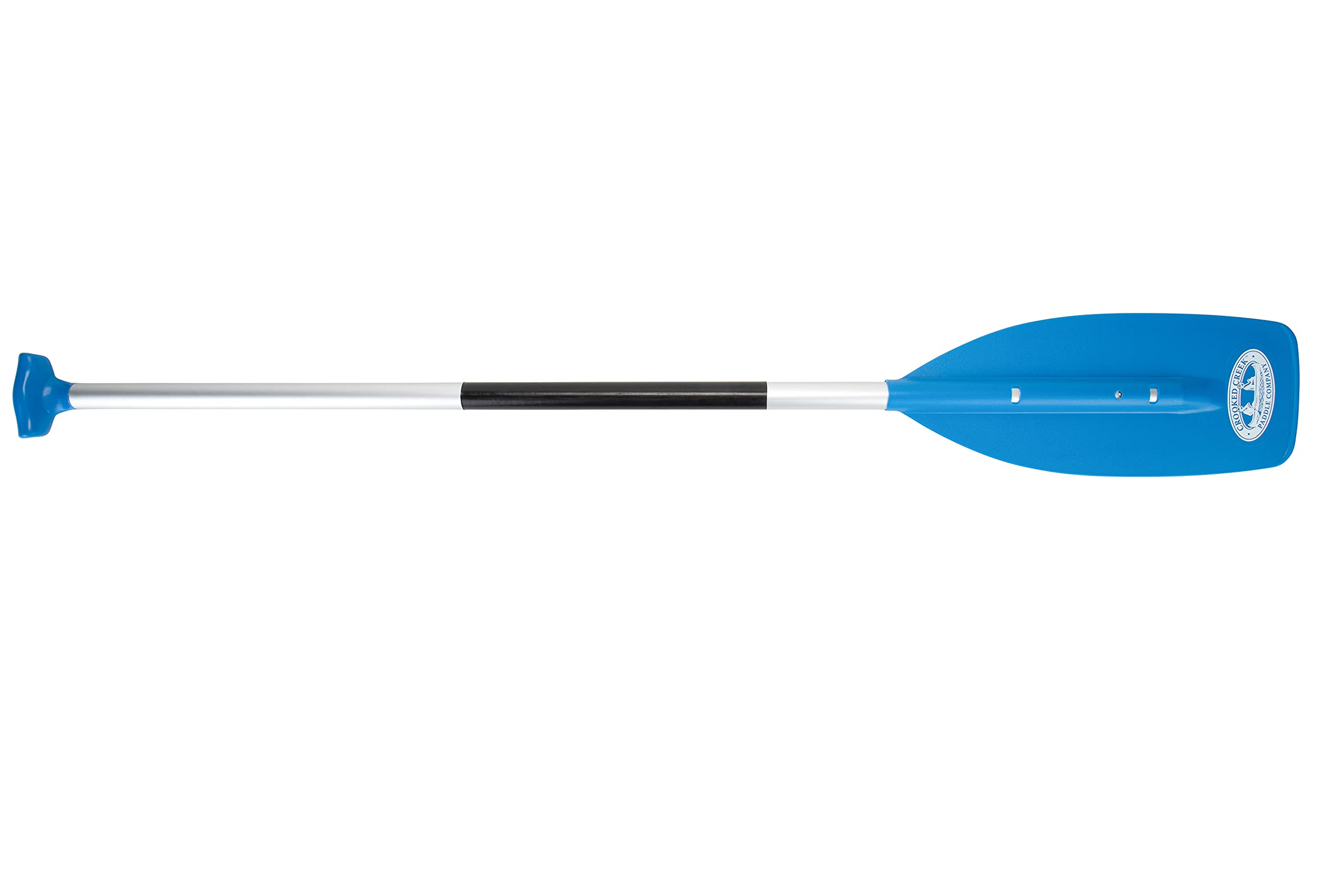 5-foot Crooked Creek Synthetic Boat Paddle, Blue - Features a Hybrid Grip for Full Palm Support and More Natural Motion (50452)