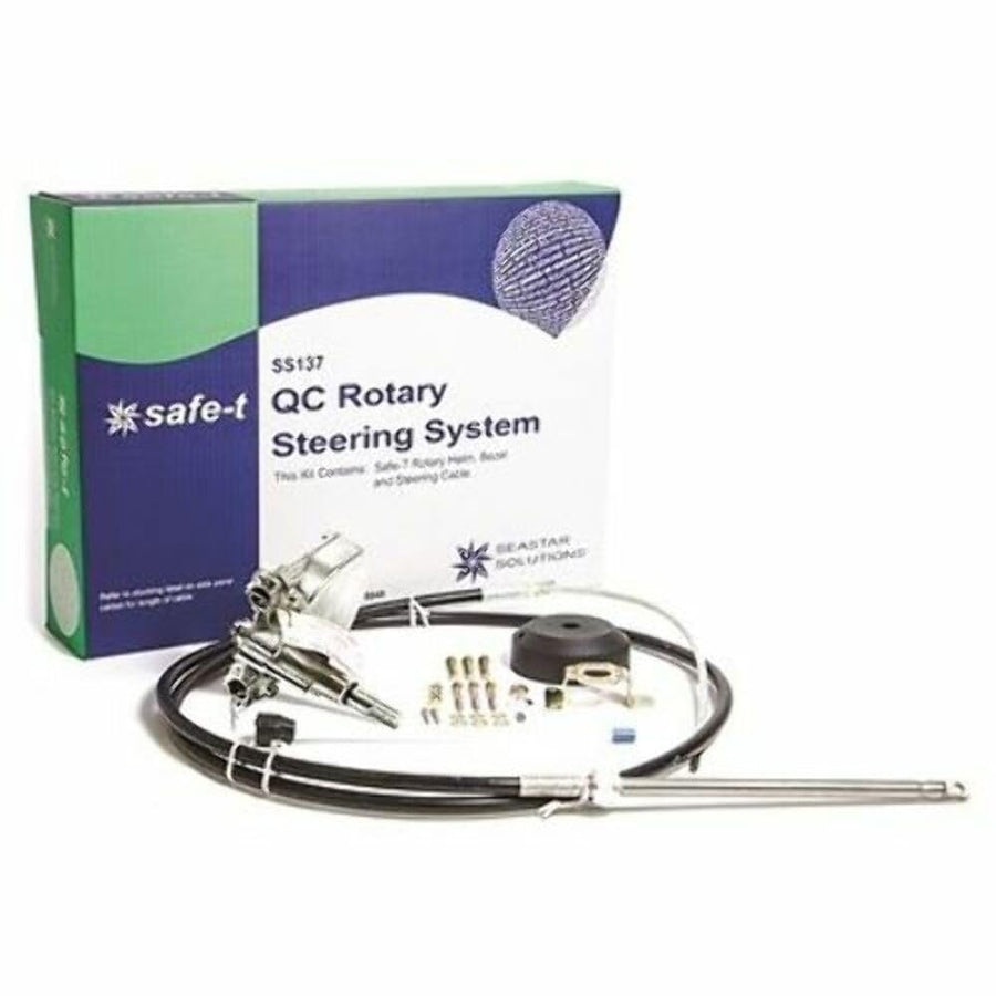 Dometic SeaStar Quick Connect Safe-T Rotary Steering Kit, SS13708, 8ft