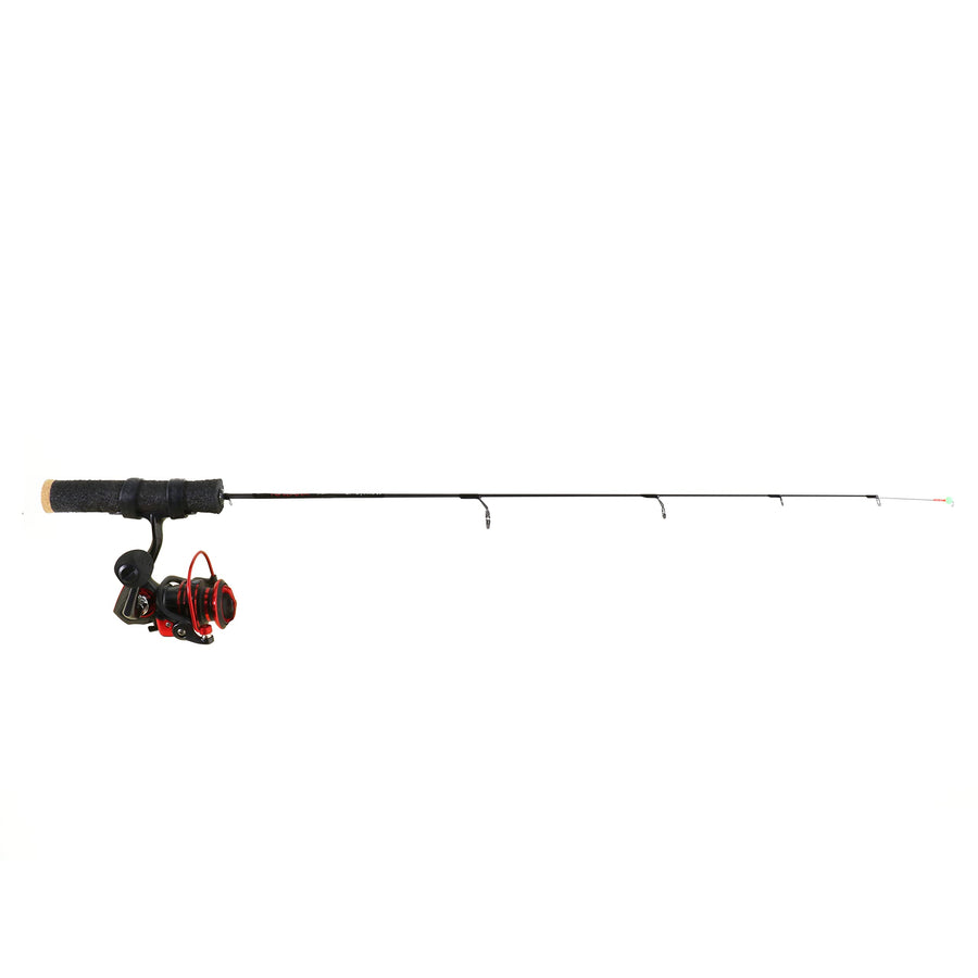 27” Katana Ultralight Ice Fishing Combo – Graphite Rod with Spring Tip & Precision Drag Reel for Crappie & Perch