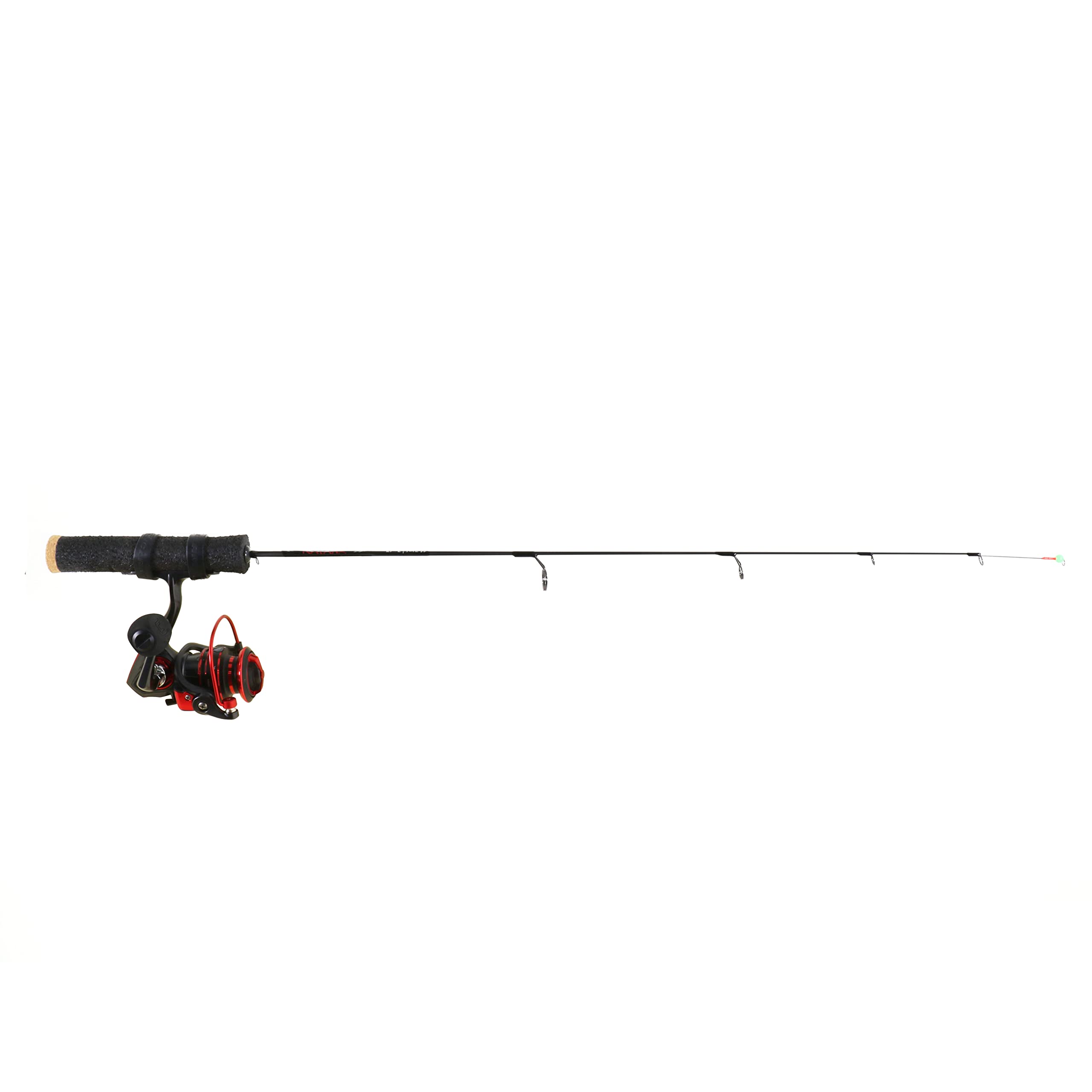 27” Katana Light Action Ice Fishing Combo – ML Spring Tip, Ultralight Graphite Rod & Smooth Drag Reel for Panfish & Walleye
