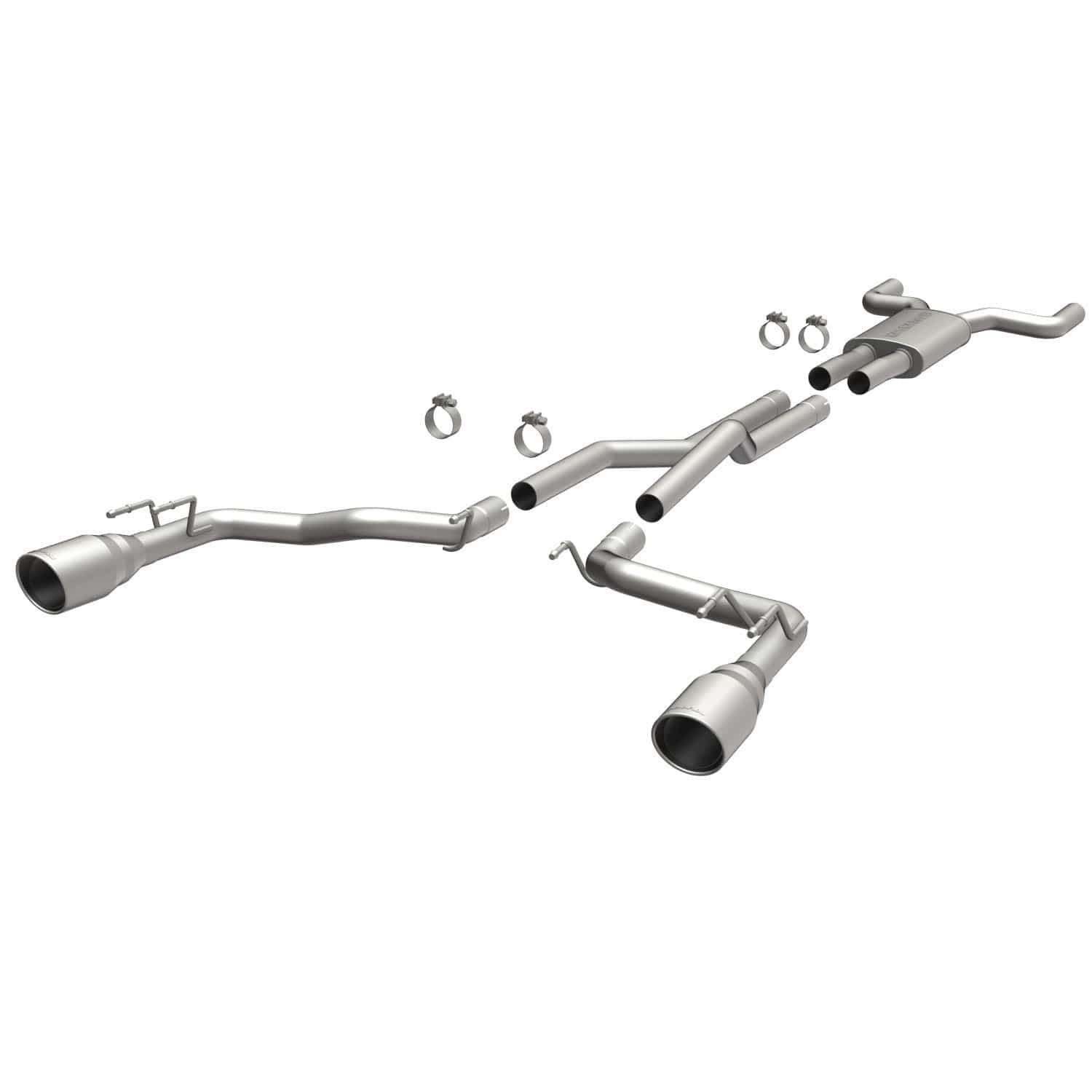 Large MagnaFlow Stainless Steel Performance Exhaust System Kit