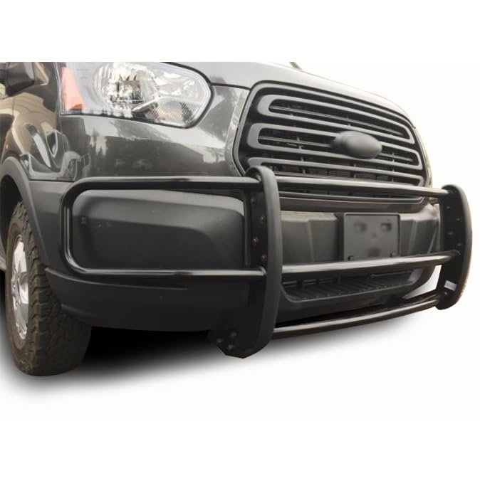 SPARTAN Black Horse Grille brush Bumper Guard Modular Black Compatible with 2015-2019 Ford Transit-150|2015-2019 Ford Transit-250|15-19 Transit-350-17FOTRMA