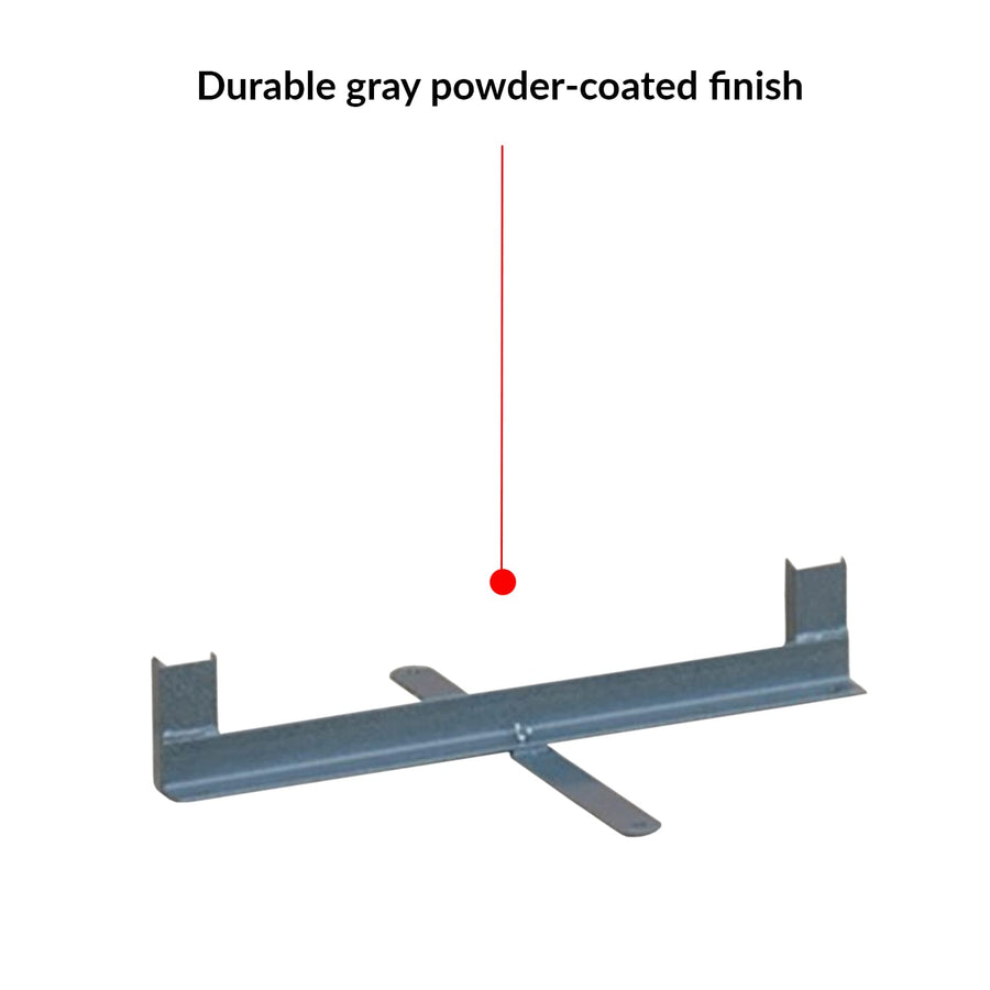 18" Birchwood Casey Steel Folding Target Stand for Shooting - Durable Powder-Coated Metal Target Base Stand with 4 Stake Holes