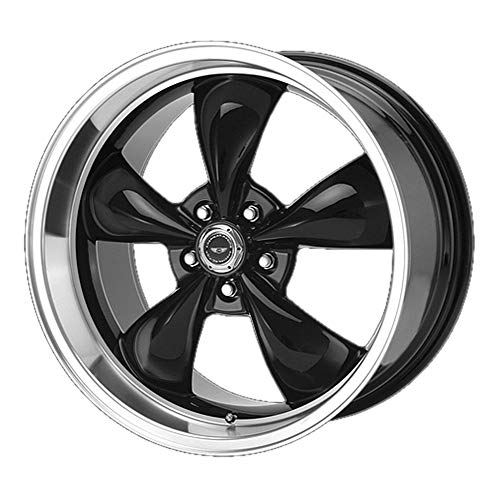 AR105 TORQ THRUST M American Racing 17X7.5 5X115 6.02 45mm GLOSS BLACK MACHINED LIP - AR105M77591B