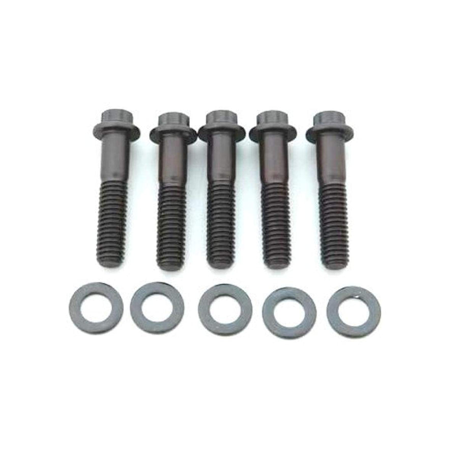ARP 3/8-16" Black Oxide 2.000" UHL 6-Point Bolt with RH Thread, 3/8" Socket and Washer (Set of 5)