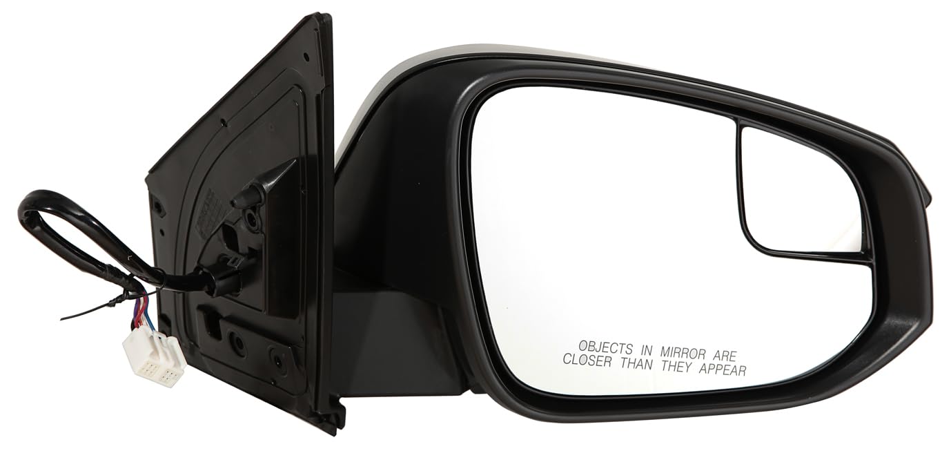 Toyota RAV4 16-18 US Built ACK Manual-Fold Power Heated Mirror with SIGNAL Light & SPOTTER Mirror without Side VIEW CAMERA Passenger Side (PTM) FCP | DOT Certified 87910-0R210-C0 | TO1321346