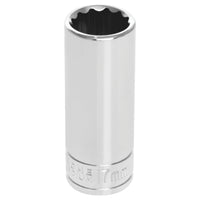 W38717 Performance Tool 3/8-Inch Drive 12-Point Socket, 17mm