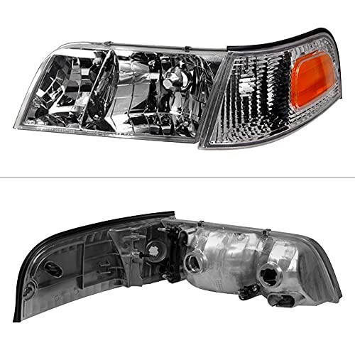 Crown Victoria Xtune HD-JH-CRVI98-SET-C Headlight