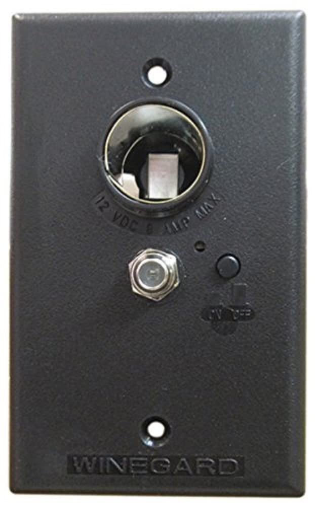 Winegard Wall Plate RV-7032 Power Supply Brown