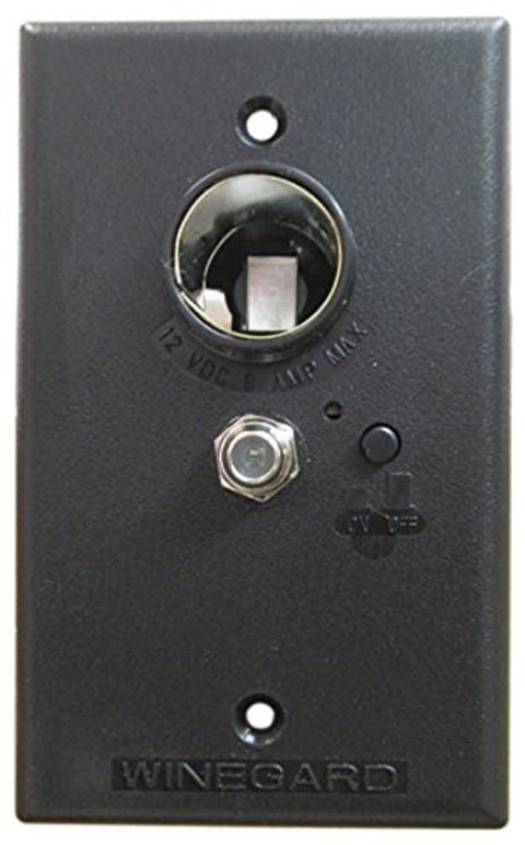 Winegard Wall Plate RV-7032 Power Supply Brown