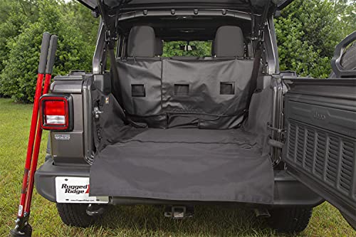 C3 Cargo Cover Rugged Ridge for Jeep Wrangler JLU | 13260.13 | Fits 2018-2025 Jeep Wrangler JLU 4-Door