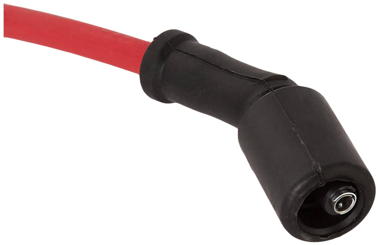 Ultra Spark 50 Plug Wire Set Edelbrock w/Metal Sleeves 50 ohms of Resistance Per Foot High Performance Black