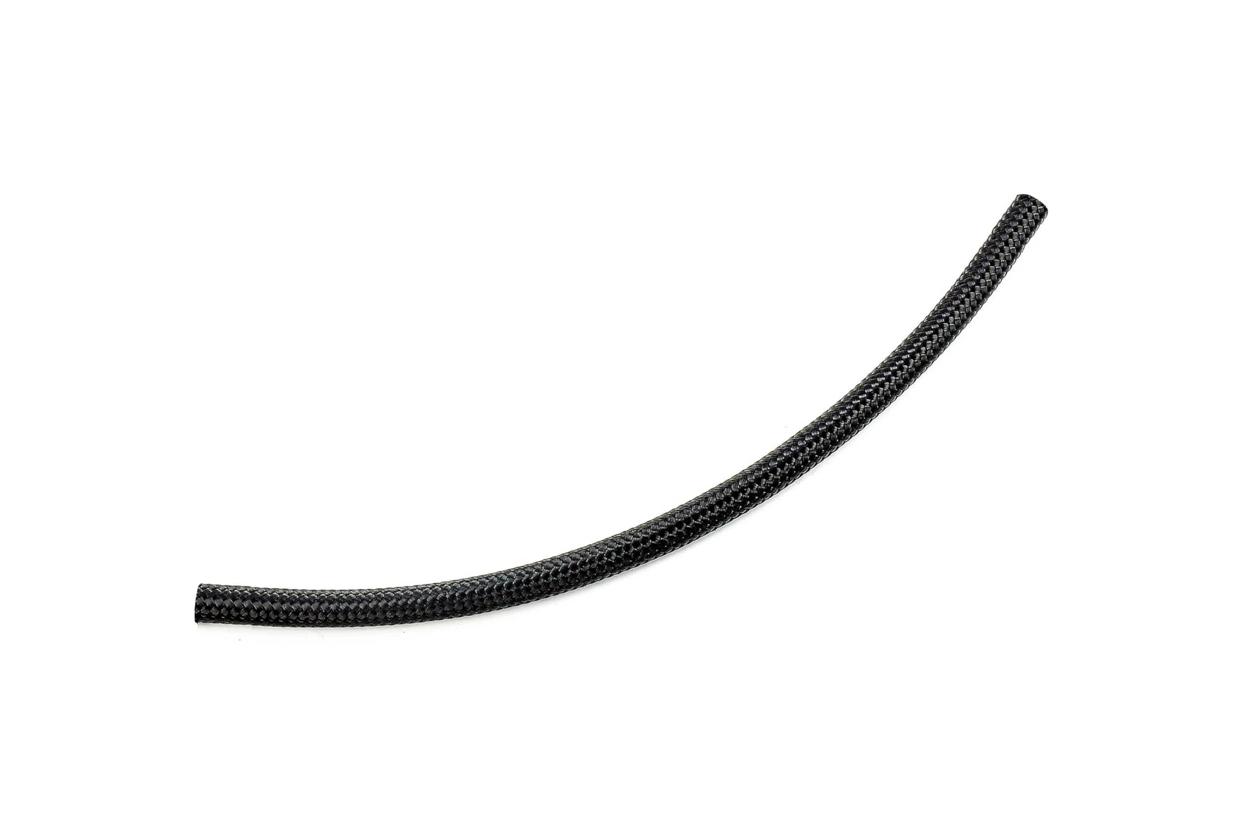 250-10 HPS 250 Series Nylon Stainless Steel Braided Push-On Hose for AN Fitting, Size: AN-10, Maximum Pressure: 500 PSI, 1 Feet, Black