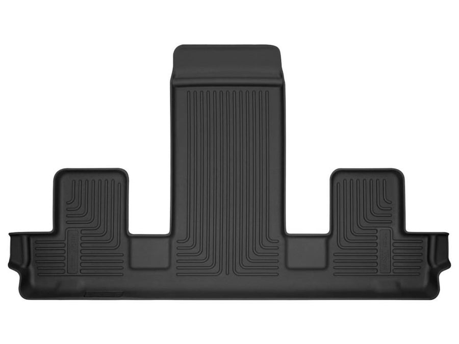Husky Liners X-act Contour Floor Mats | 2018 - 2024 Buick Enclave & Chevrolet Traverse (2024 Limited Only) Fits w/2nd Row Bucket Seats | 2nd Row, 1-pc Black - 52951