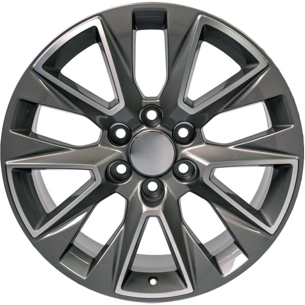 CV26-20090-6550-28MS OE Wheels LLC Silver Machined Wheel Painted (20 x 9. inches /6 x 139 mm, 28 mm Offset)