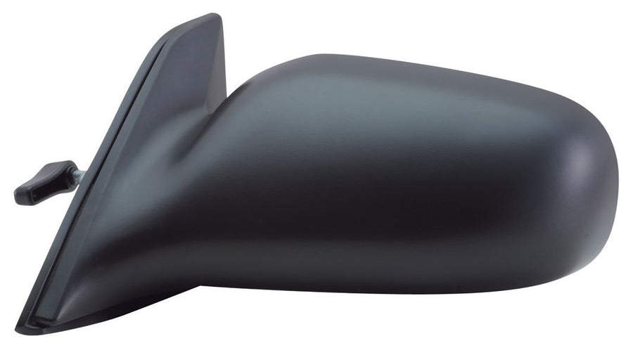 Mirror Driver Side for Toyota Tercel 2/4 Door, Black, Non-Foldaway, Manual Remote