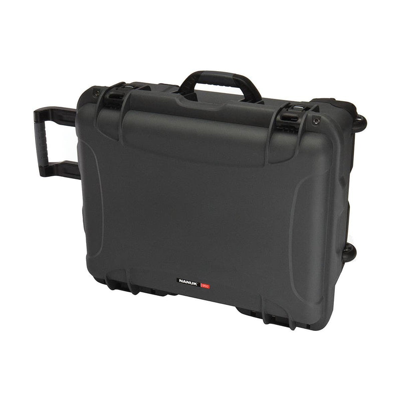 Graphite NANUK 950 Waterproof Hard Case with Wheels and Foam Insert